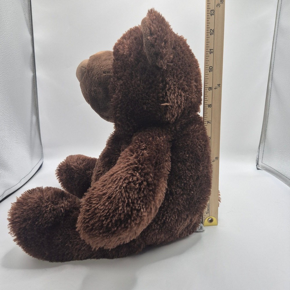 Gund Philbin Chocolate Brown Teddy Bear Plush Stuffed Animal 13 inch 6071439 - Picture 6 of 8